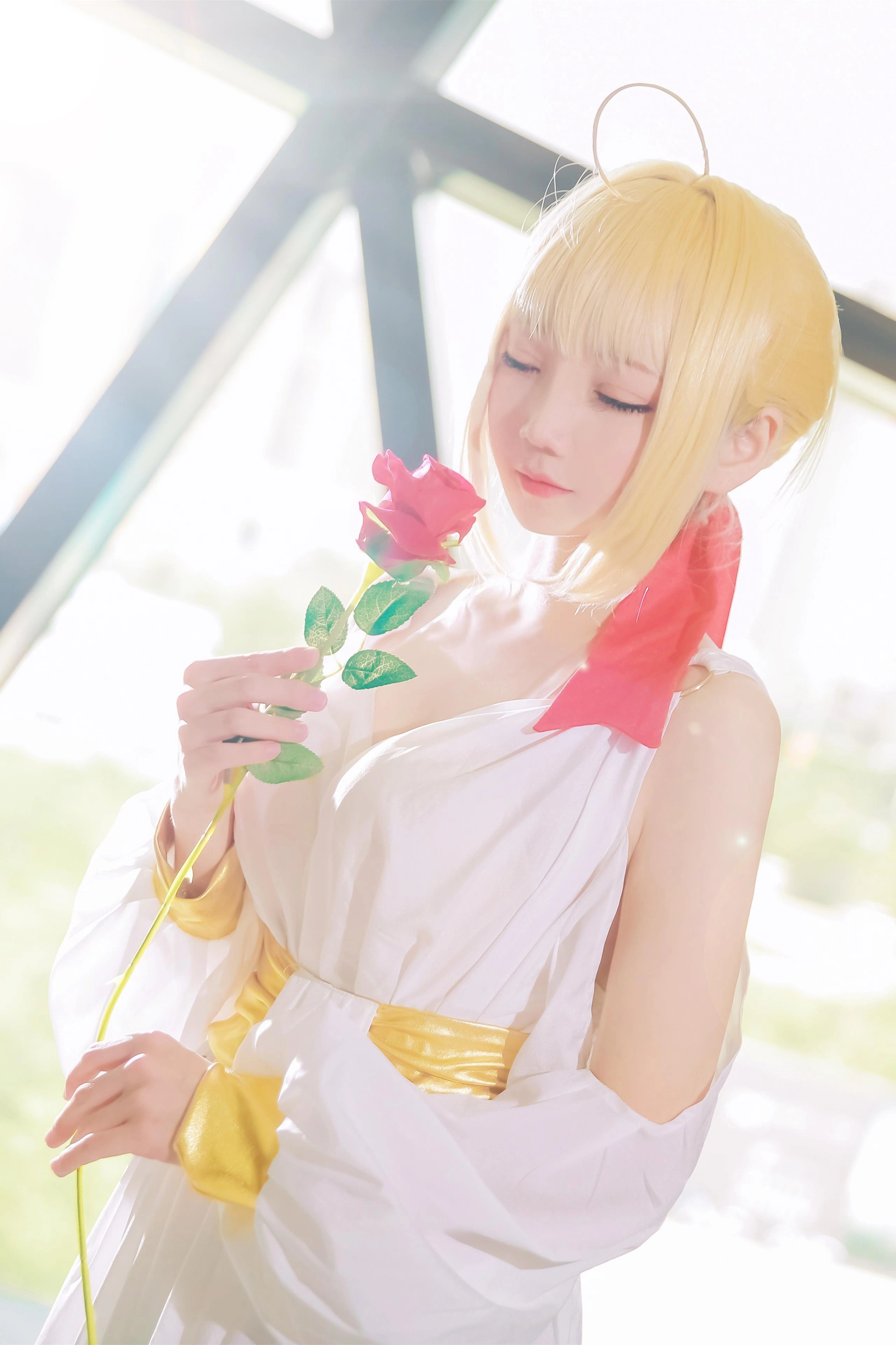 楚楚子w - NO.02 -COS-FATEEXTRA COS尼禄cos场照是尼禄的睡裙 1